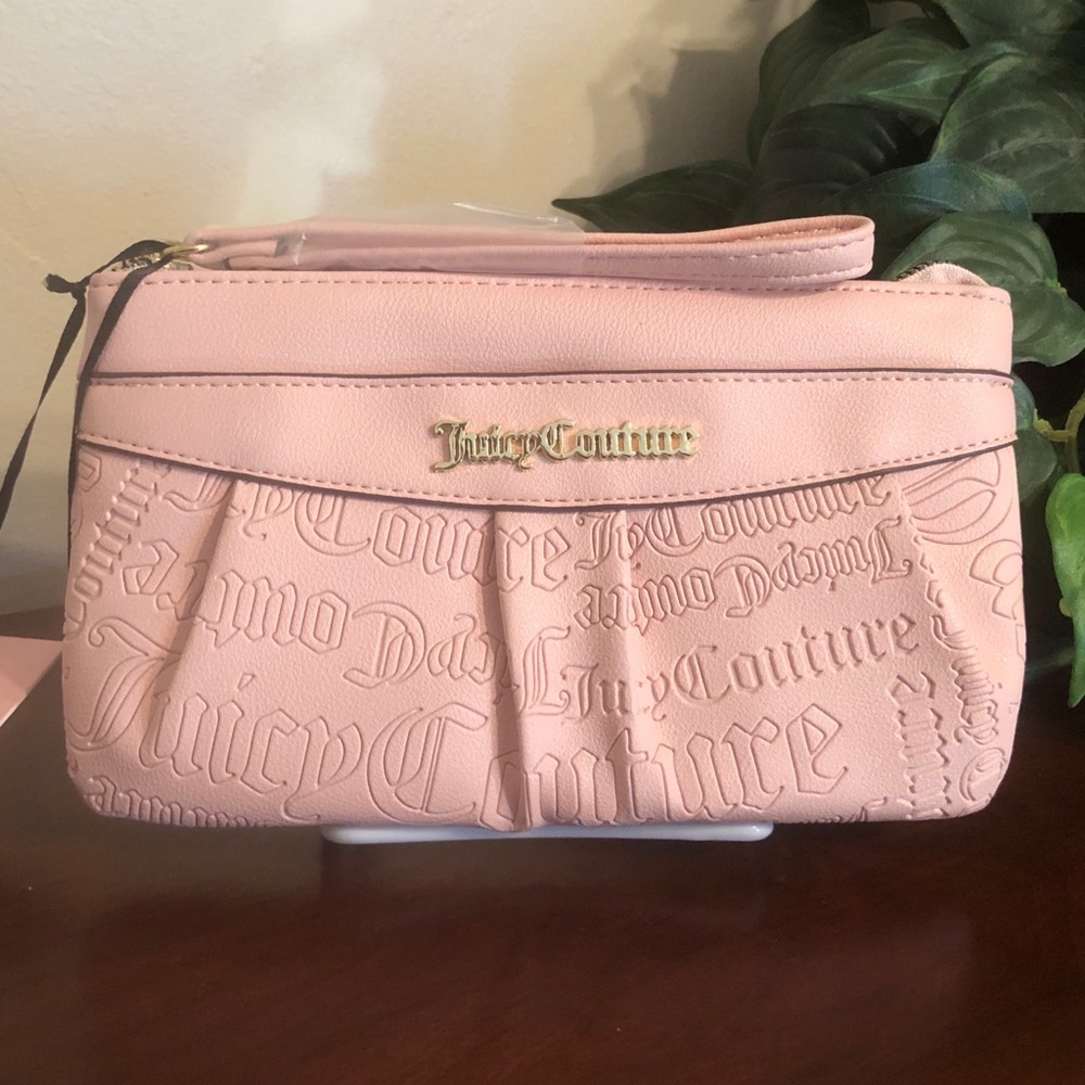 Juicy Couture Macaroon Word Play Logo Wristlet - Picture 14 of 16